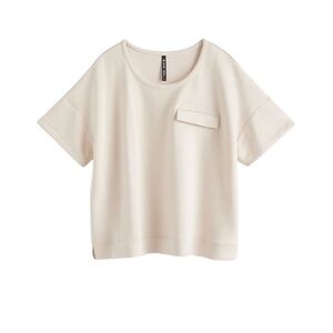 MPG Sport NWT Release Dropped Shoulder Top Cream 1x